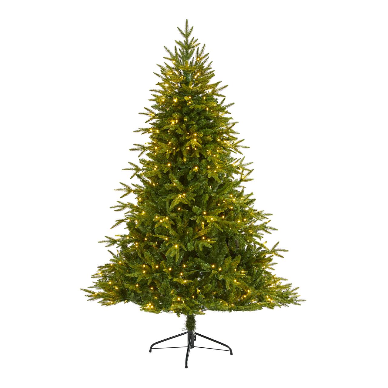 6ft. Pre-Lit Colorado Mountain Fir Artificial Christmas Tree, Clear LED Lights